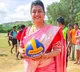 Roja plays Volleyball in Puthur