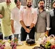 Chiranjeevi presents Sai Dharam Tej after recovery
