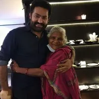NTR Latest pic with senior fan
