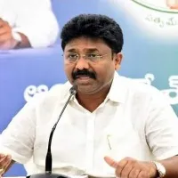 Student Unions tries to interrupt minister Adimulapu press meet