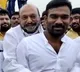 JC Prabhakar Reddy hugs Parital Sriram