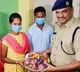 Ananthapur SP visits injured student Jayalakshmi