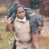 Stalin felicitates woman police officer who saved man during Chennai rains