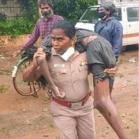 Man who was saved by SI Rajeswari in Chennai died in hospital
