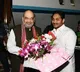 AP CM Jagan welcomes Amit Shah at Renigunta airport