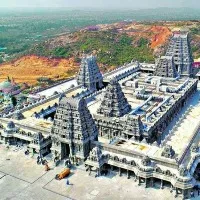Devotees rushed to Yadadri Temple