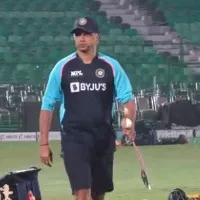 Team India players practice under new coach Rahul Dravid