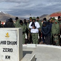 Anyone threatening India's sovereignty will be given befitting reply: Rajnath