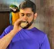 Sakshi Singh imtroduces Dhoni new pet honey