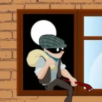 Thief got weight lose to steal in a house