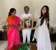Actress Poonam Kaur met Eatala Rajendar