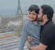 Jr NTR's warm kiss for son Abhay Ram in Paris melts hearts