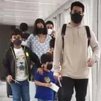 NTR Flies To Switzerland With Family