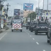 CM Jagan convoy makes way for ambulance