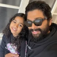 Allu Arjun celebrates daughter Arya's birthday at Burj Khalifa
