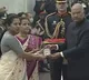 Colonel Santosh Babu Mother and Wife Receive Post Humous Mahavira Chakra