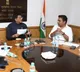 Telangana ministers met union minister Piyush Goyal