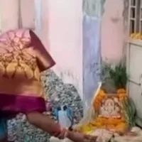 Bride stages dharna
