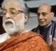 Rajnath Singh pats on TMC MP Sudip Bandyopadhyays shoulder