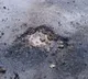 Gavel came out when coconut break on newly constructed road