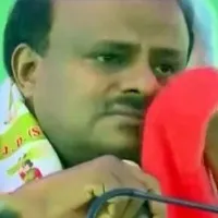 Kumaraswamy decided to not shed tears
