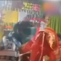 Uttar Pradesh youth enters into wedding ritual