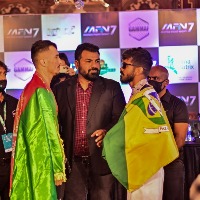 Afghanistan's Abdul Azim, Brazil's Marcelo come face-to-face ahead of Matrix Fight Night 7 in Hyderabad