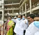 KCR visited newly constructing Secretariat