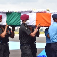 CDS chopper crash: Soldier Sai Teja's body brought home in Andhra's Chittoor