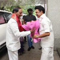 CM KCR met Tamilnadu CM Stalin in Chennai