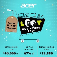 Acer announces Mega Sale on December 16-17 exclusively on brand online store