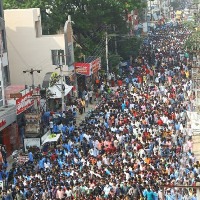 Rally in support of three capitals in Tirupati ahead of Amaravati farmers' meet
