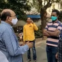 CID tries to arrest a TDP worker and party seniors halted CID