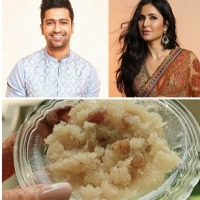 Katrina makes 'halwa', Vicky gives thumbs up to his new wife