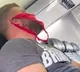 Man wears woman underware as mask in america flight