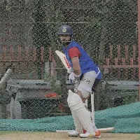 kohli practice in net