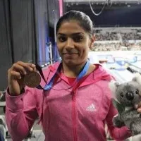 Chiranjeevi handed KIA Car to Gymnast Budda Aruna Reddy