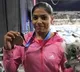 Chiranjeevi handed KIA Car to Gymnast Budda Aruna Reddy