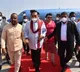Sri Lankan prime minister Mahinda Rajapaksa and family arrives Tirupati