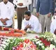 Jagan Sharmia and Vijayamma pray seperately