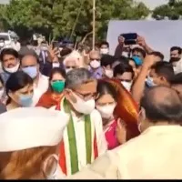 Grand welcome for CJI NV Ramana in his native village
