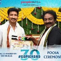 Gopichand new movie starts in Hyderabad