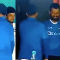 Rahul Dravid pats Cheteshwar Pujaras back after he bags golden duck in Centurion Test