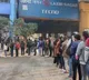 Public Queues For Kilometers Waiting For metro In Delhi