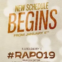 Ram new movie schedule starts from Jan 5th