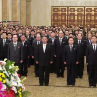 Kim Jong-un visits mausoleum of grandfather, father to mark new year