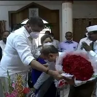 IAS Officer Touches Minister Botsa Feet