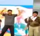 YCP MLA Jogi Ramesh performs Zumba Dance with hero Sampoornesh Babu