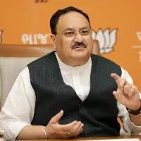 JP Nadda held meeting with BJP leaders in Shamshabad airport