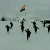 Indian army jawans performs Khukri dance